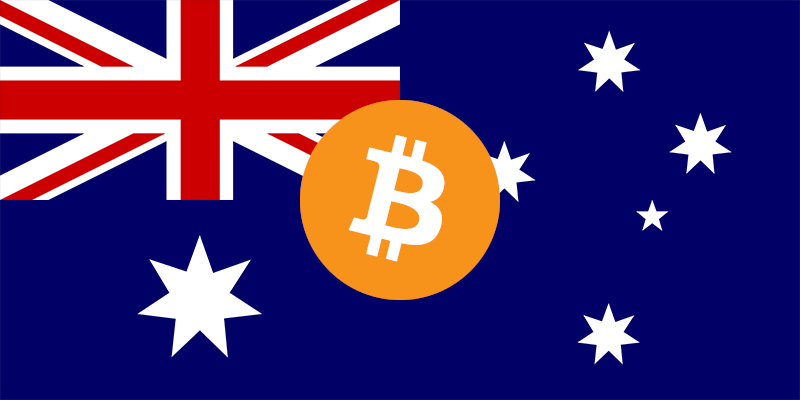 Australian Bitcoin Flag